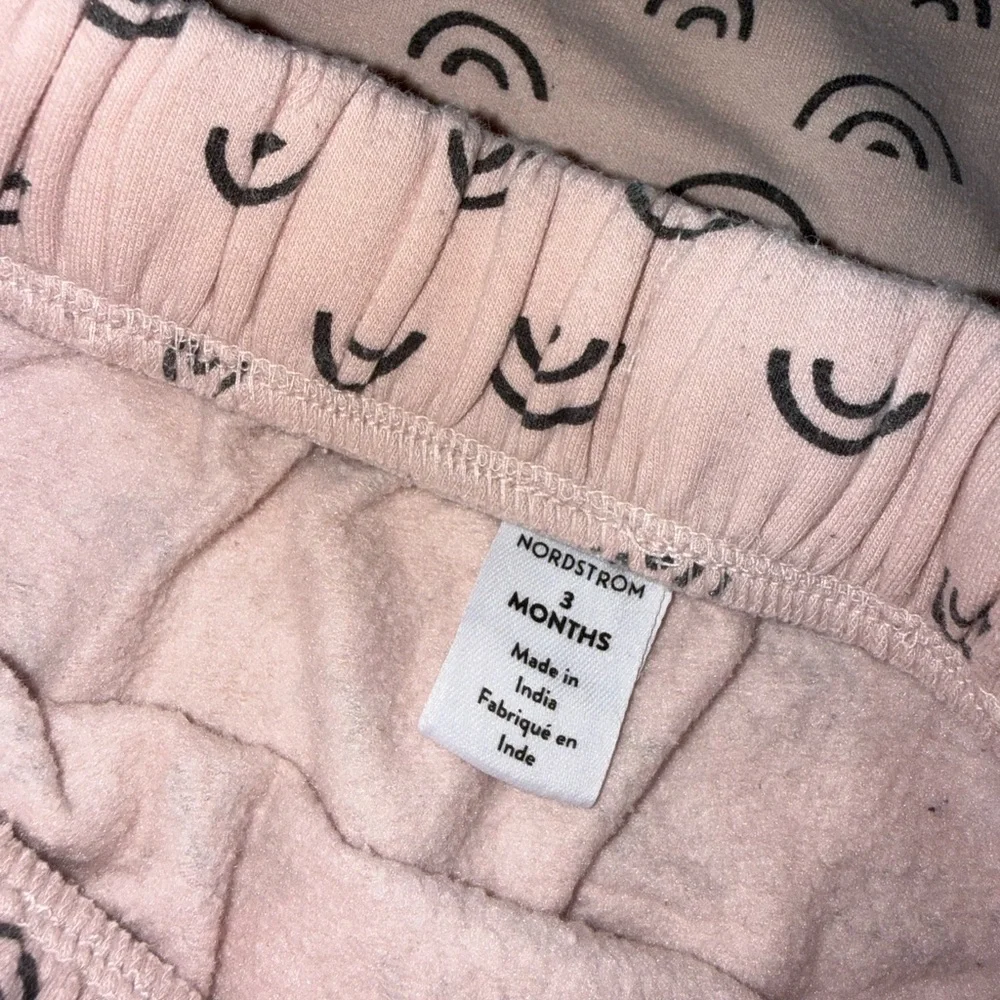 Nordstrom Pink and Black Rainbow Kids‎ One Piece
